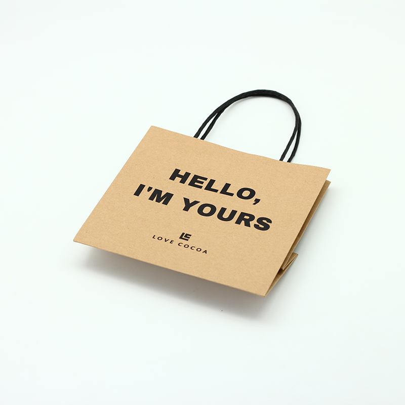 Cheap  Customized Size Matte Varnishing Kraft Paper Bag With Paper Handle Pricelist, Quotes