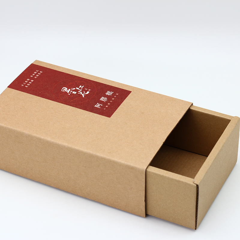 High-Quality Corrugated Kraft Paper Sliding Box Two Pieces Socks Packaging Factory, Company