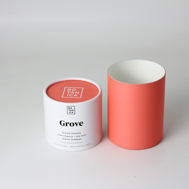 Best 2 Pieces Orange Color Kraft Paper Tube Sea Salt Paper Cylinder Packaging Manufacturer, Manufacturers