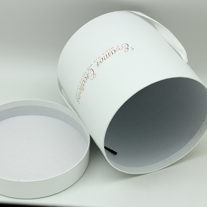 Wholesale Ribbon Handle Flat Edge 157gsm Coated Cardboard Paper Tube Manufacturers, Quotes