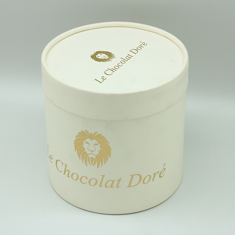 Cheap Candle Packaging White Cardboard Cylinder Tubes Hot Stamping Suppliers, Companies