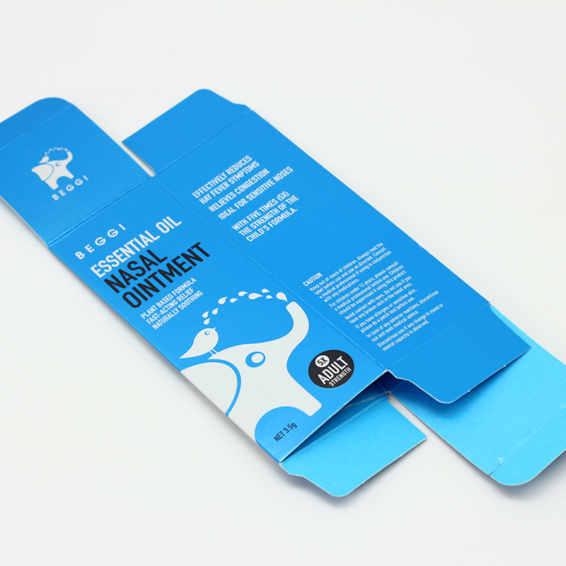 ODM Biodegradable Silver Paper Folding Carton Box Embossing Logo  Manufacturer, Product