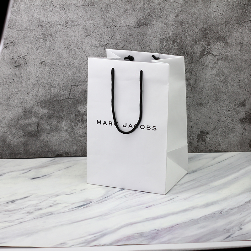 Cheap Embossing White Color Custom Size Coated Paper Shopping Bag With Handle Manufacturer, Service