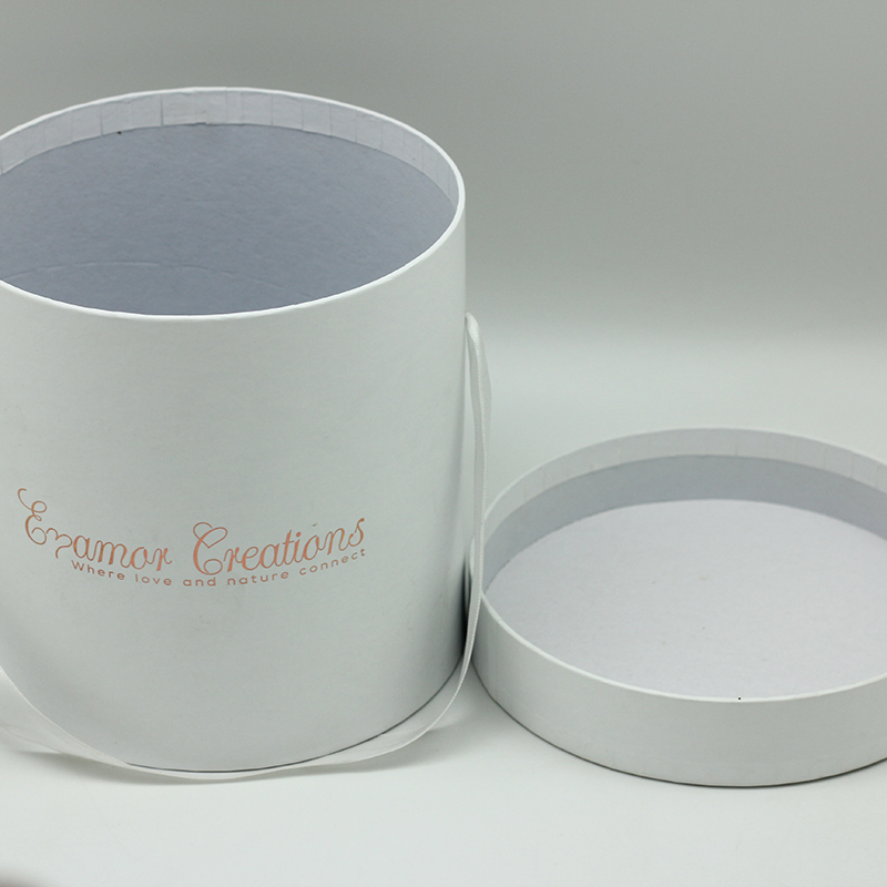 Wholesale Ribbon Handle Flat Edge 157gsm Coated Cardboard Paper Tube Manufacturers, Quotes