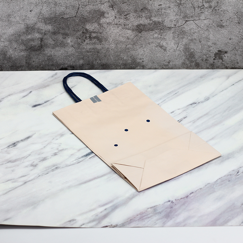 Custom Eco-Friendly Customized Size Printed Kraft Paper Bag With Kraft Paper Handle Factories, Companies