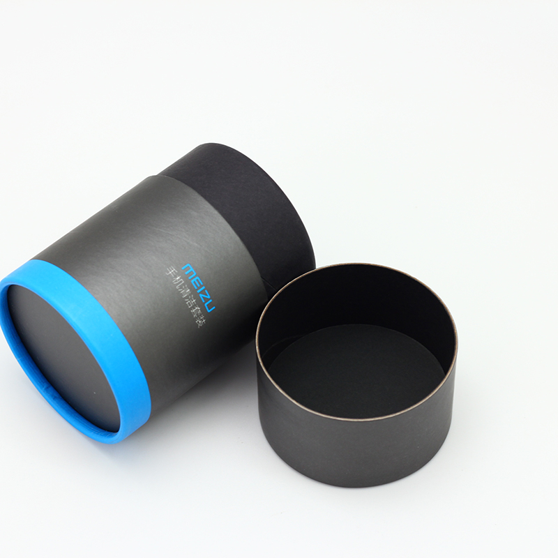 High-Quality 157gsm Chrome Paper Food Grade Cylindric Paper Hard Box Tube Can Factories, Products