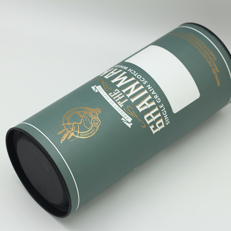 CE Certification Spot UV Metal Cap Wine Bottle Paper Packaging Tubes Company, Companies