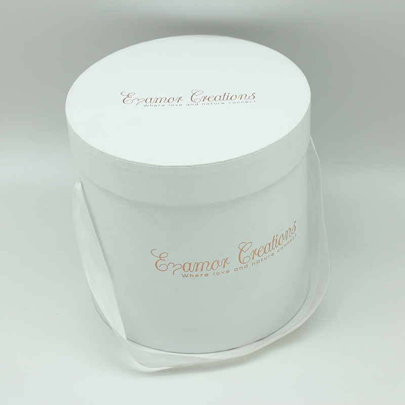 Wholesale Ribbon Handle Flat Edge 157gsm Coated Cardboard Paper Tube Manufacturers, Quotes