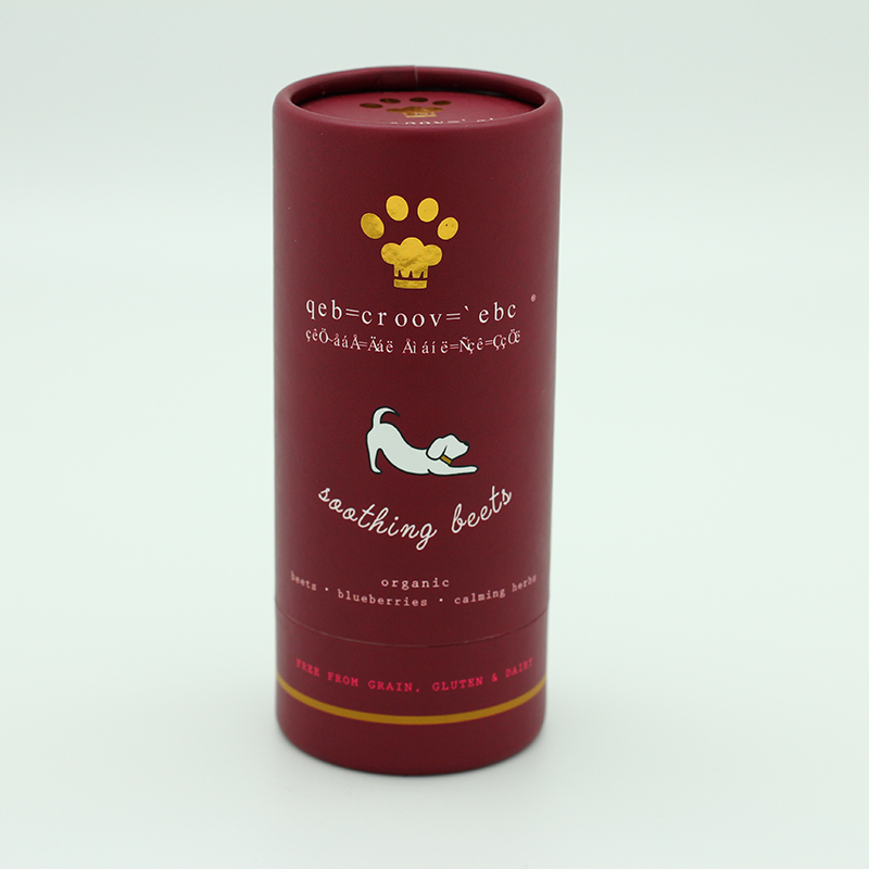 OEM Aluminum Foil Pet Food Packaging Food Use Paper Cylinder Tube Manufacturer, Factory