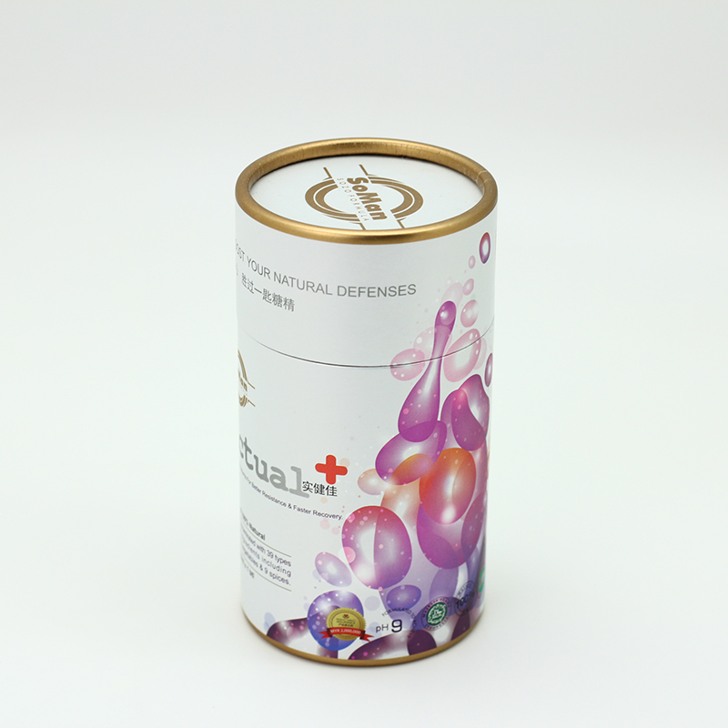 OEM 4c UV Printed Round Paper Box With Lid Essential Oil Packaging Quotes, Company