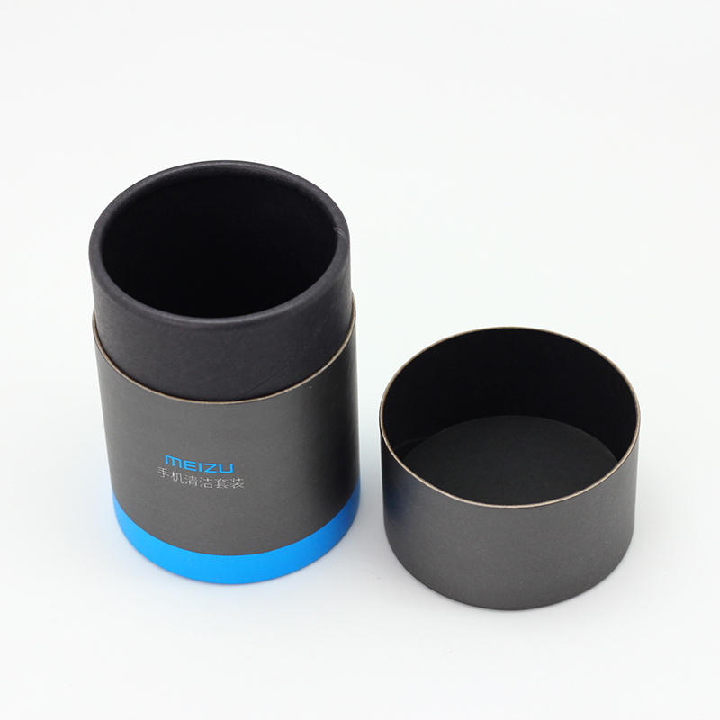 High-Quality 157gsm Chrome Paper Food Grade Cylindric Paper Hard Box Tube Can Factories, Products