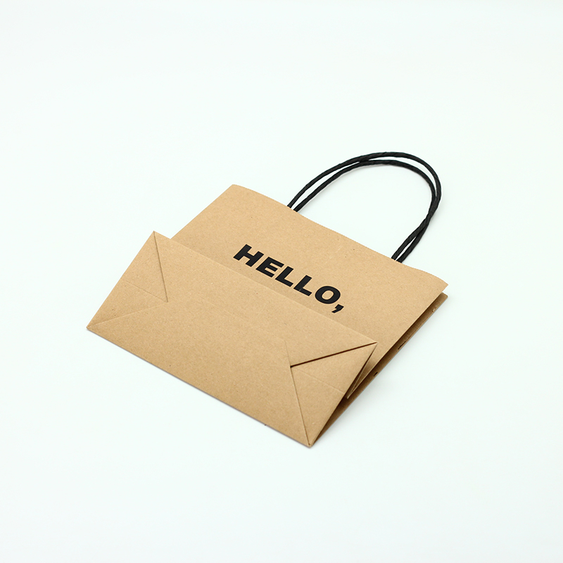 Cheap  Customized Size Matte Varnishing Kraft Paper Bag With Paper Handle Pricelist, Quotes