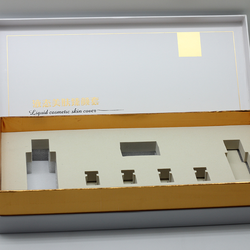Custom Handmade Gift Cardboard Box EVA Insert for Cosmetic Companies, Products