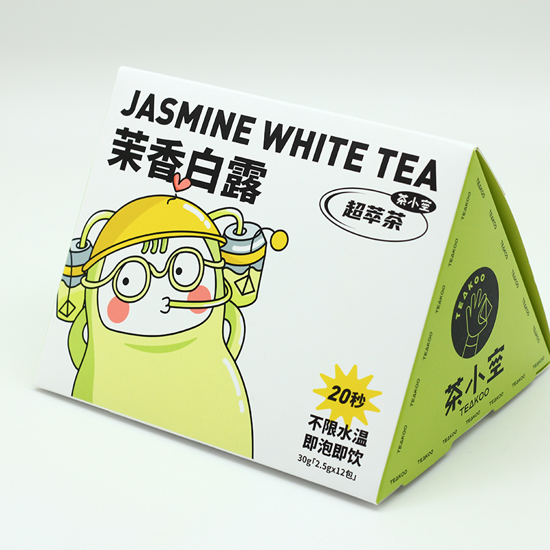 ODM Jasmine Tea Bags Packaging Gable Packaging Box Inside Print Supplier, Service