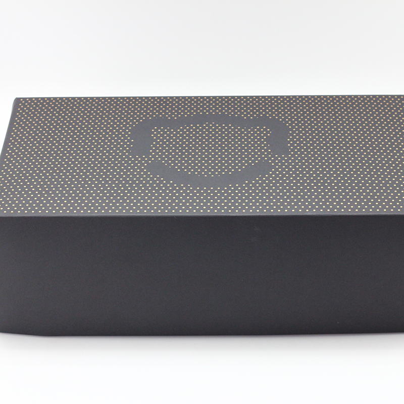 Best Black Cardboard Rectangle Packaging Box Gold Foil Stamping Companies, Service