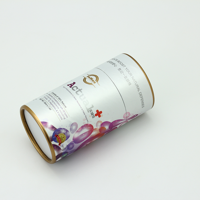 OEM 4c UV Printed Round Paper Box With Lid Essential Oil Packaging Quotes, Company