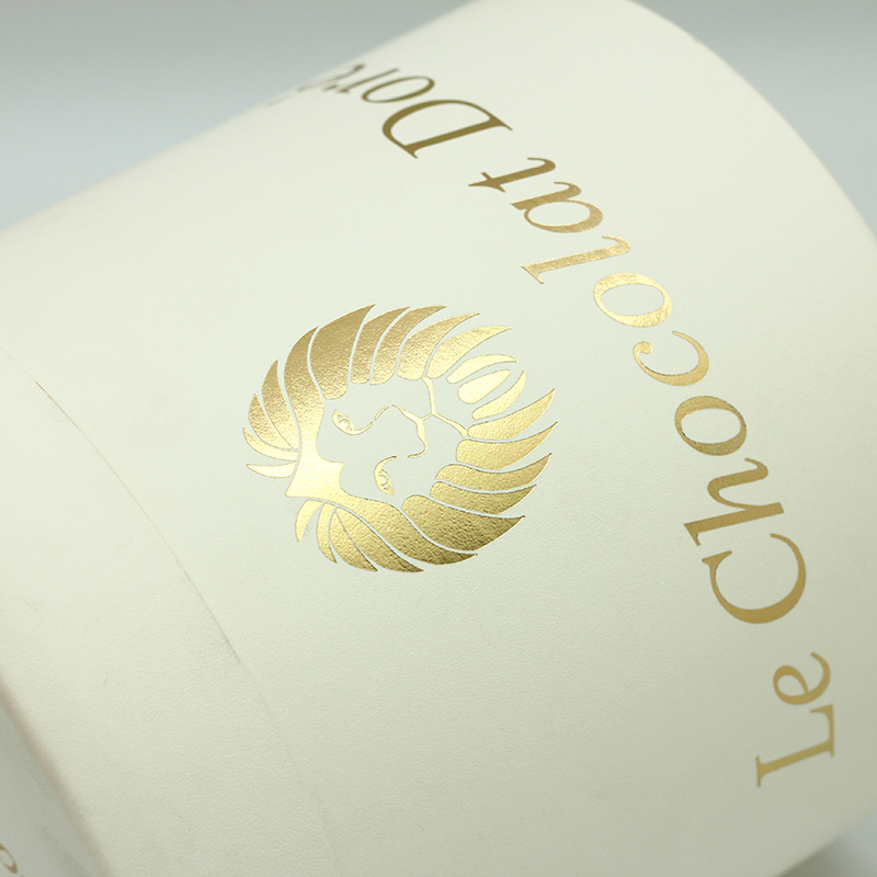 Cheap Candle Packaging White Cardboard Cylinder Tubes Hot Stamping Suppliers, Companies