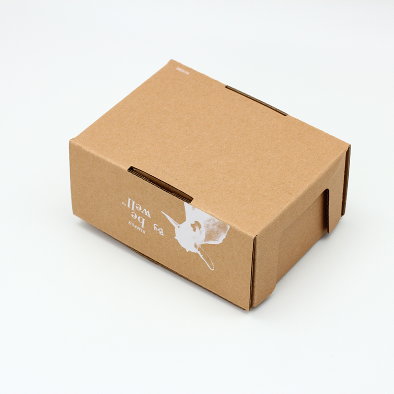 Custom Print Kraft Paper Display Box E Flute Corrugated Cardboard for Handmade Soap