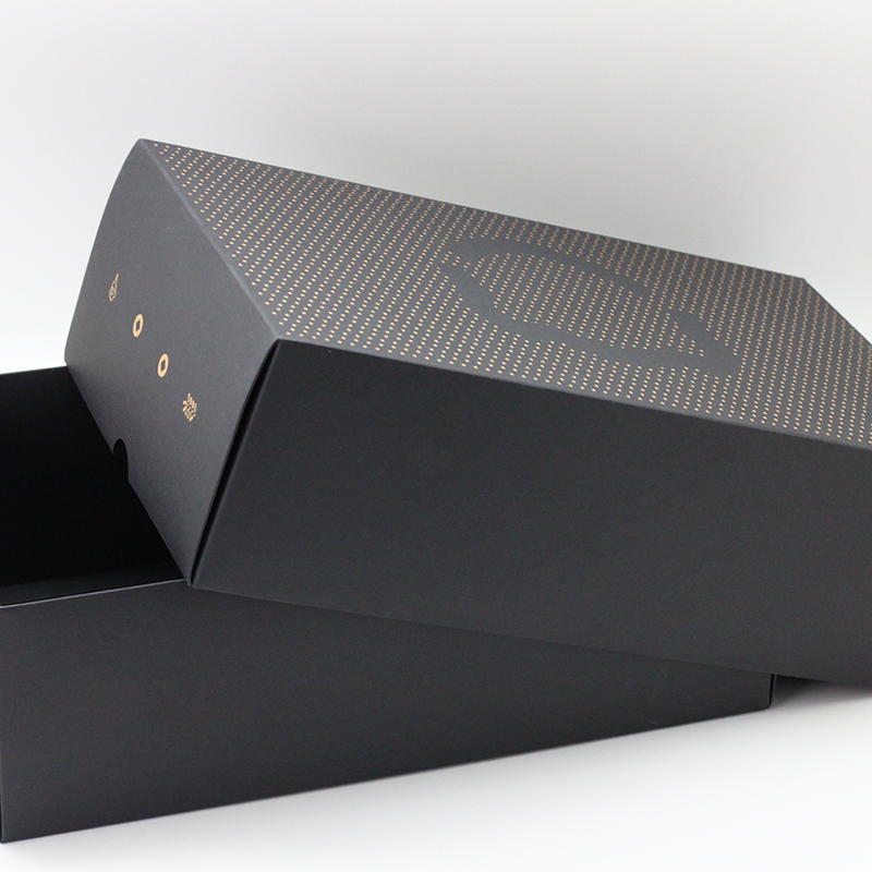 Best Black Cardboard Rectangle Packaging Box Gold Foil Stamping Companies, Service