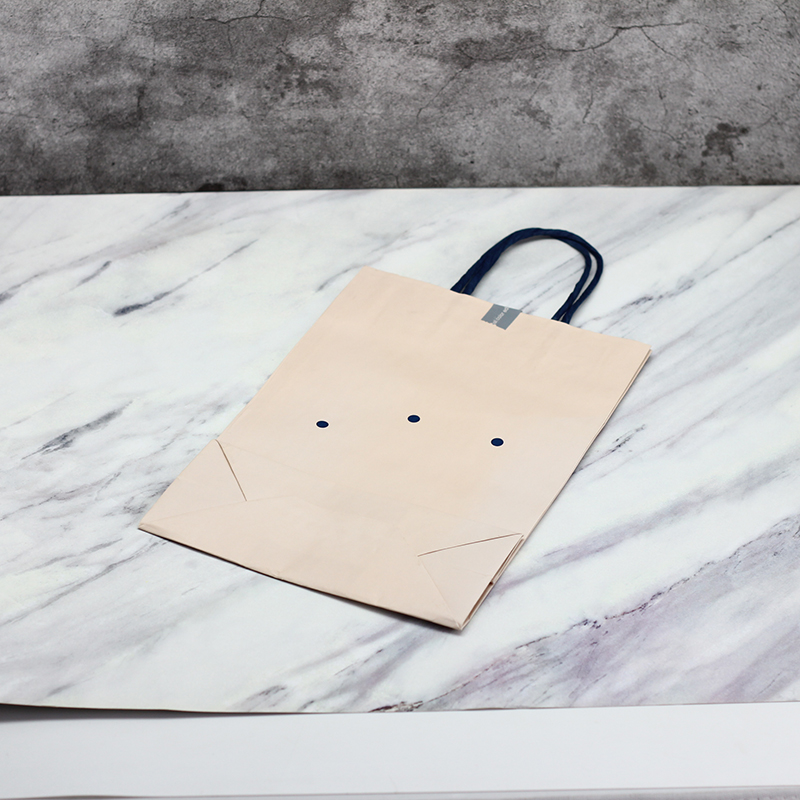 Custom Eco-Friendly Customized Size Printed Kraft Paper Bag With Kraft Paper Handle Factories, Companies