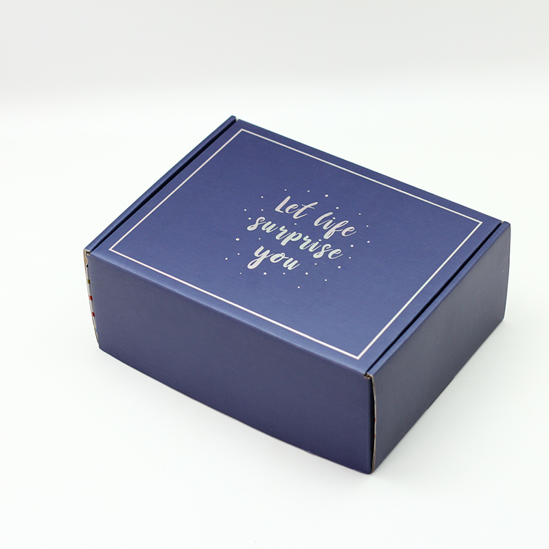 ODM CMYK Customized 4C Print Corrugated Packaging Box for Soft Cosmetic Cotton Manufacturer, Manufacturers