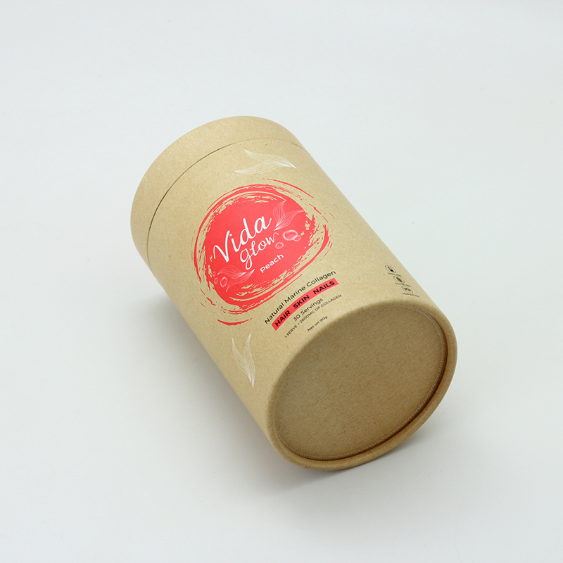 Custom 157gsm Coated Paper 4C Printed Tube Packaging Eco Friendly Kraft Core Manufacturer, Pricelist
