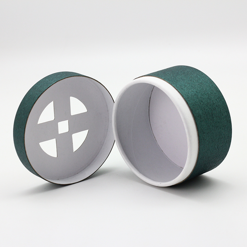 ODM Tea Packaging Custom Paper Gift Tube With Die Cut Window Lid Suppliers, Service