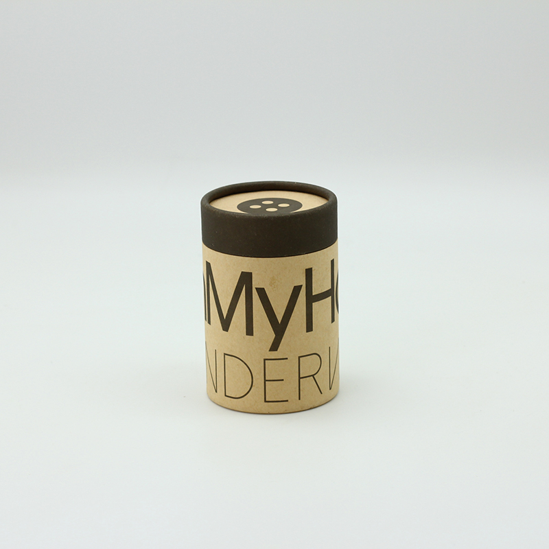 Custom 120gsm Brown Kraft Paper Round Packaging Boxes For Underwear Manufacturer, Factory