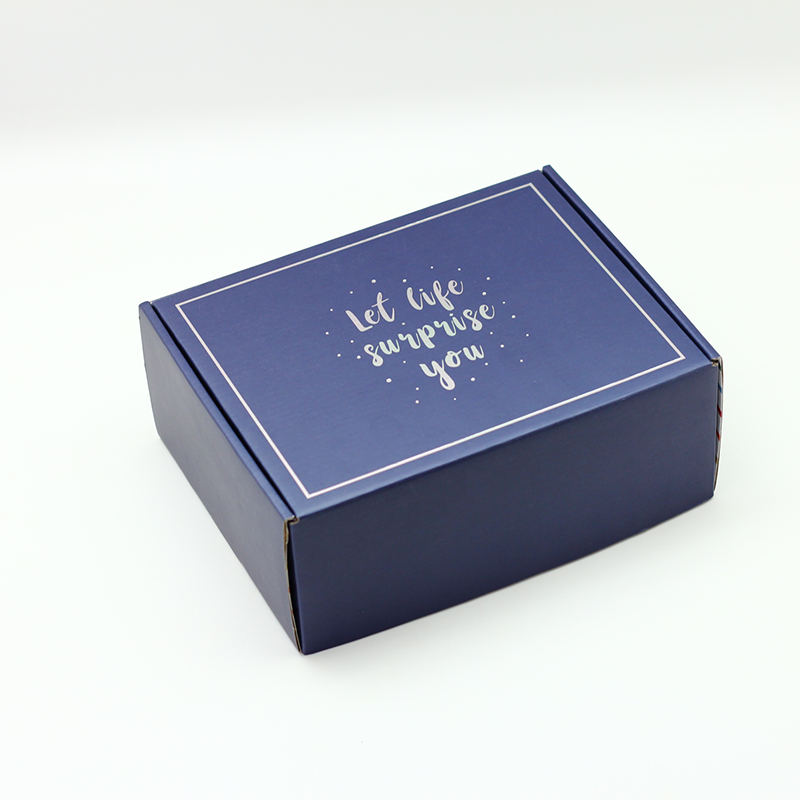 ODM CMYK Customized 4C Print Corrugated Packaging Box for Soft Cosmetic Cotton Manufacturer, Manufacturers