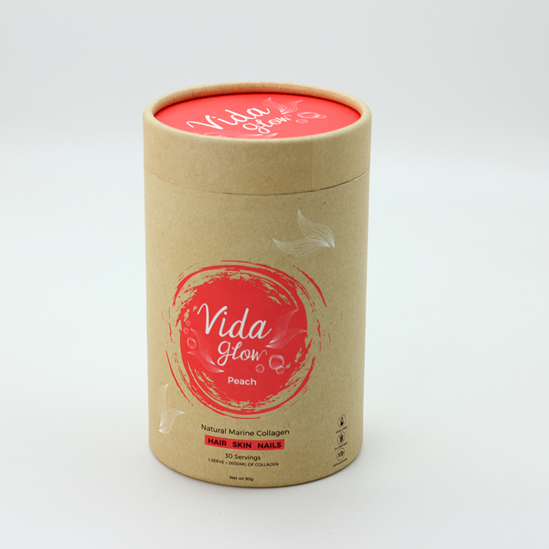 Custom 157gsm Coated Paper 4C Printed Tube Packaging Eco Friendly Kraft Core Manufacturer, Pricelist