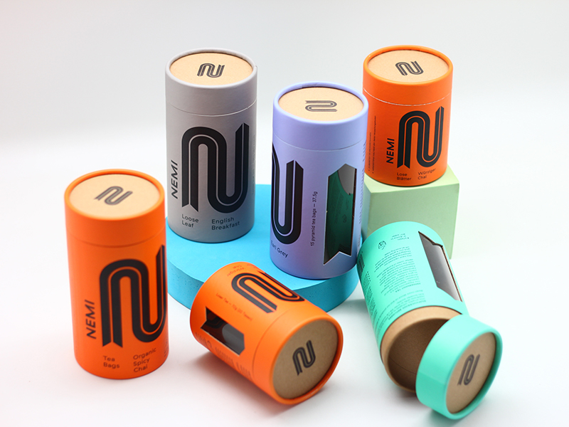 Cheap Eco-Friendly Customized Kraft Paper Tube Containers Matte Varnishing Companies, Products