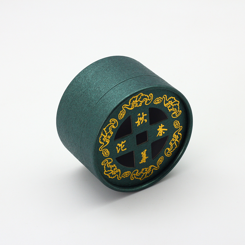 ODM Tea Packaging Custom Paper Gift Tube With Die Cut Window Lid Suppliers, Service