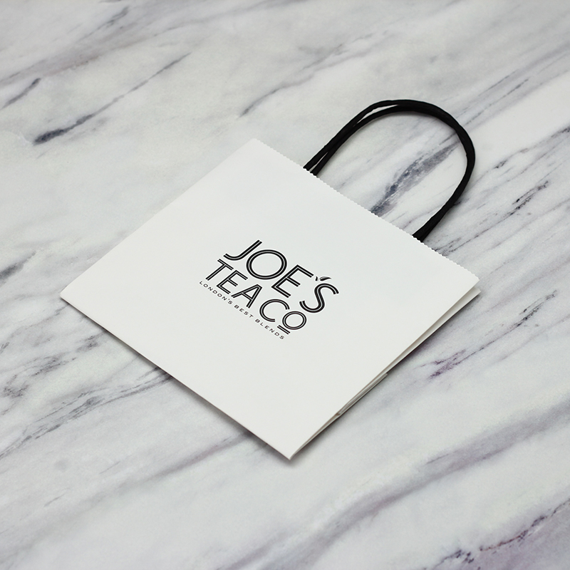 China  White Kraft Material Custom Size Kraft Paper Bag With Paper Handle Factory, Product