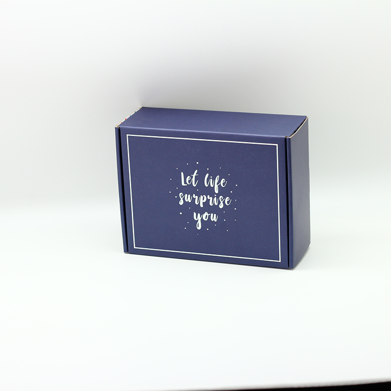 ODM CMYK Customized 4C Print Corrugated Packaging Box for Soft Cosmetic Cotton Manufacturer, Manufacturers