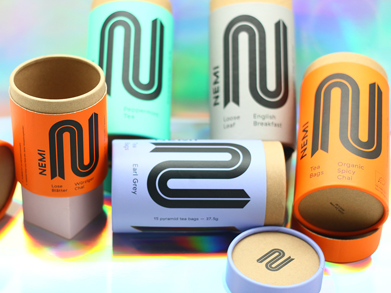 Cheap Eco-Friendly Customized Kraft Paper Tube Containers Matte Varnishing Companies, Products