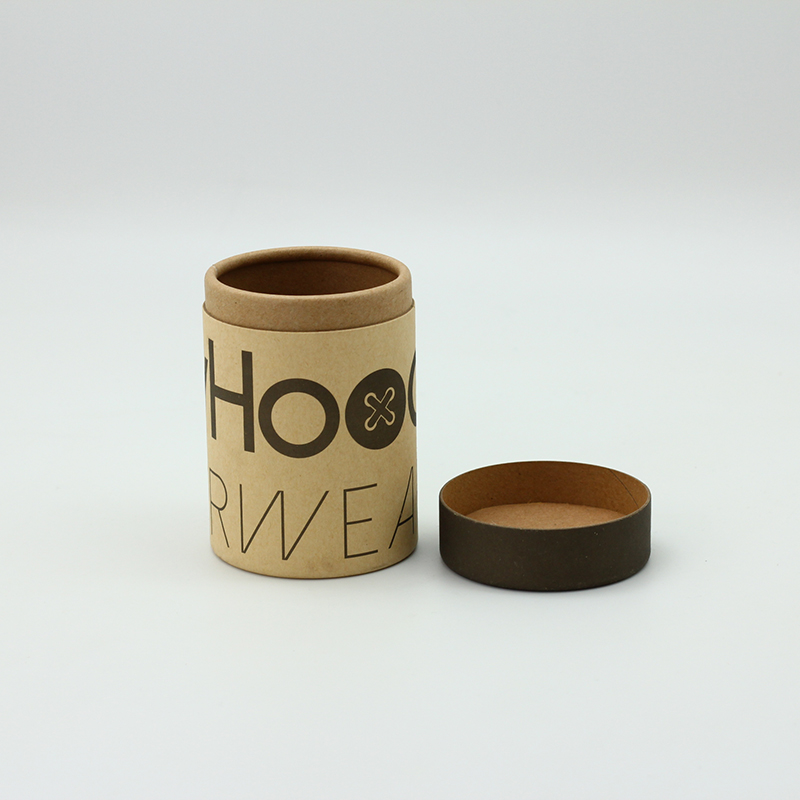 Custom 120gsm Brown Kraft Paper Round Packaging Boxes For Underwear Manufacturer, Factory