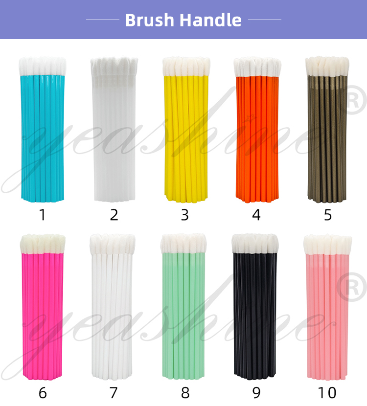 Colorful Brush Handles