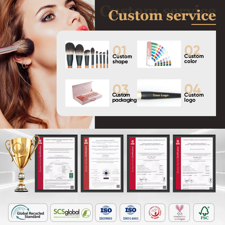 Private Label Portable Lip Brush with Aluminum Handle Customizable Professional Makeup Cosmetic Tool for Travel Used Lipstick