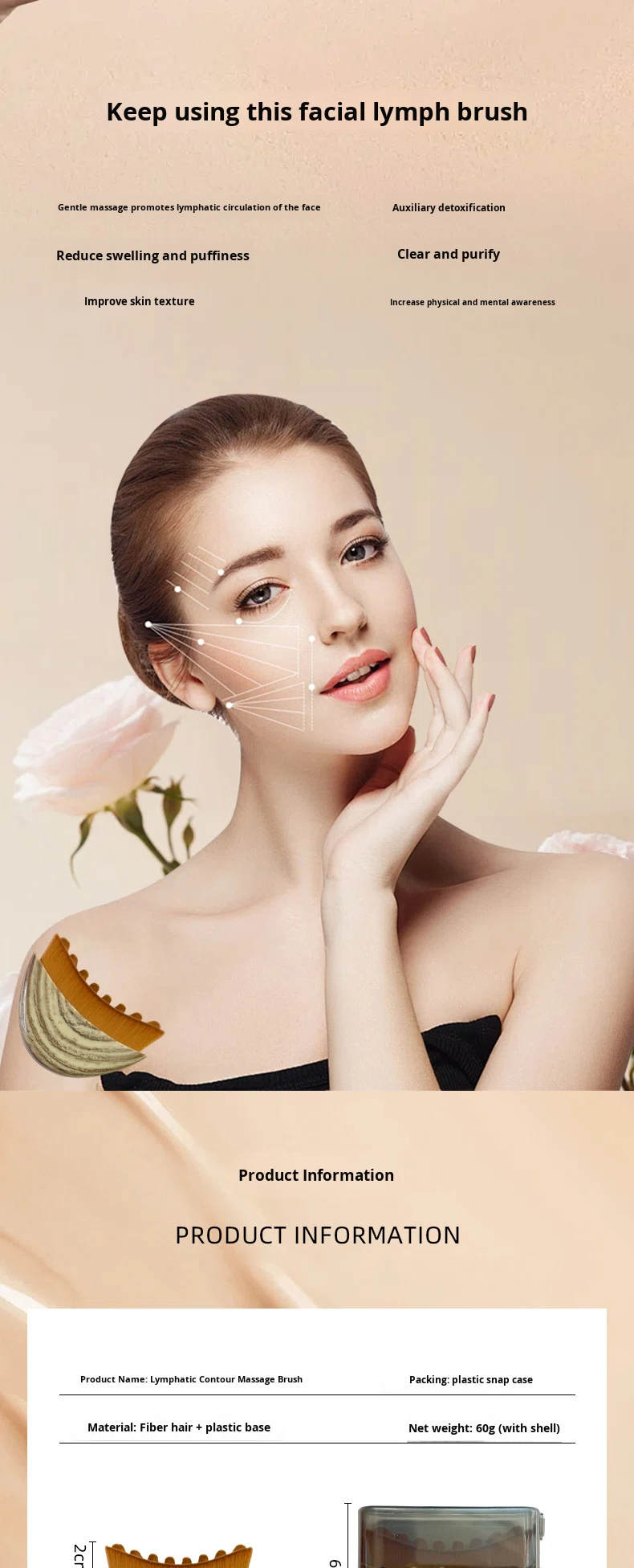 Facial Massage Brush View 2