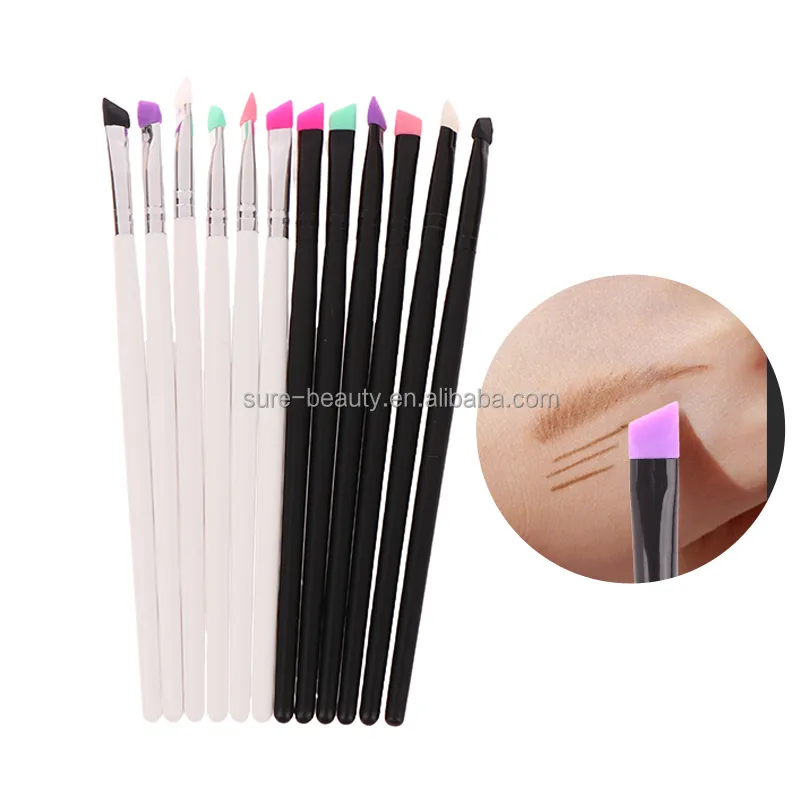 Brow Lash Lift Silicone Brush Flexible Eyebrow Tint Perm Styling Brush for Brow Styling Lash Lifting
