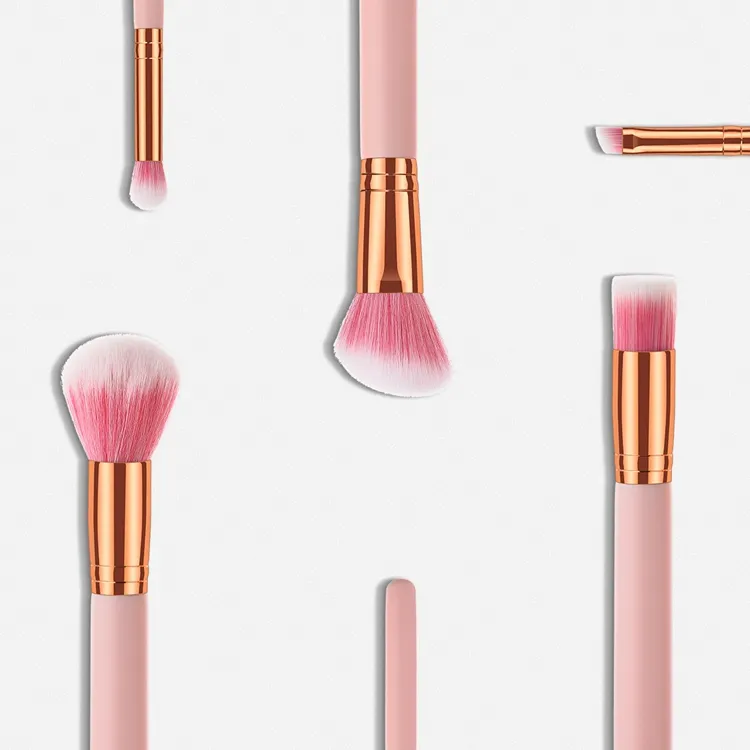 5PCS Hot Sale Pink Makeup Brushes Set Detail 5