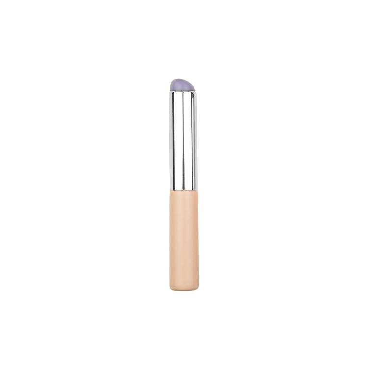 Custom logo Silicone Lip Brush Wooden Handle Nail Art Brush Multi Tool Function Concealer Makeup Brush Kit