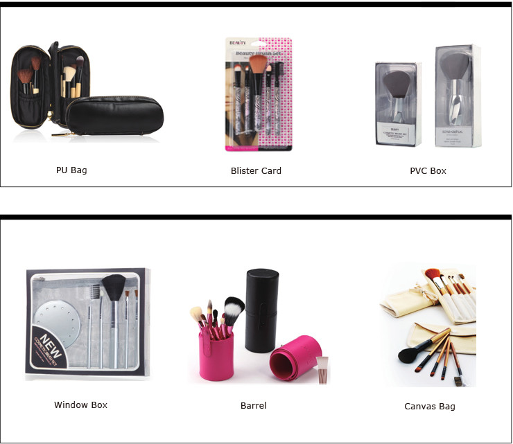 Makeup Brush Packaging Options