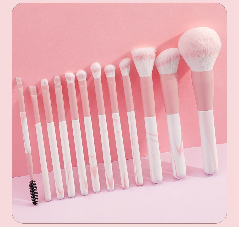 12PCS Professional Make up Brushes Set for Foundation Blush Eyeshadow Eyebrow Makeup Tool