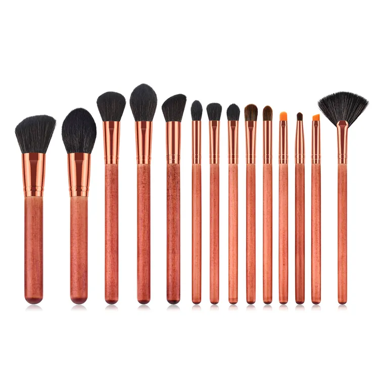 Professional 14PCS Makeup Brush Set for Powder Foundation Blush Eyeshadow Eyeliner and Lip