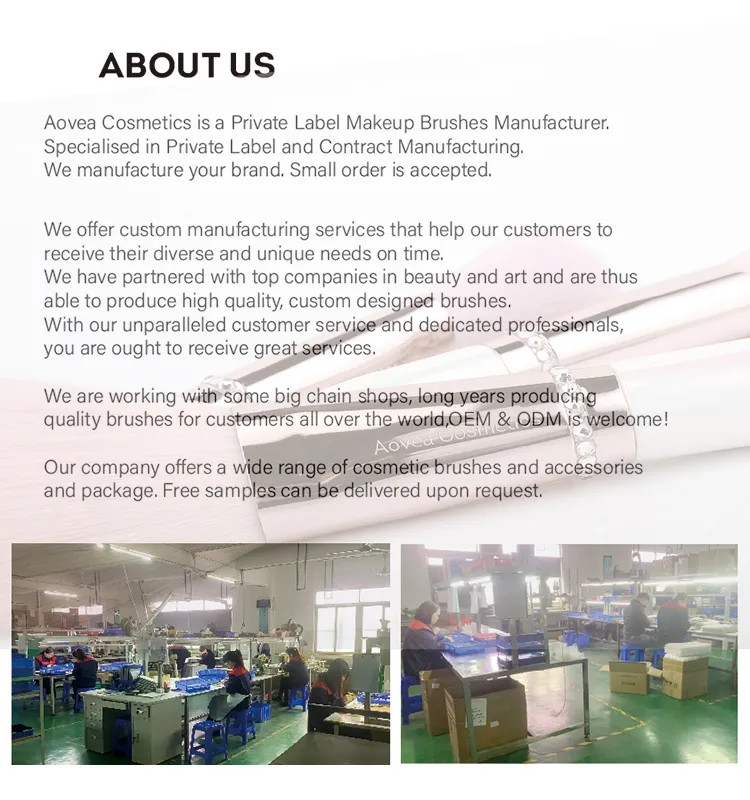 Custom OEM Private Label Logo Cosmetics Beauty Luxury Makeup Brushes Sets Foundation Powder Blush Eyeshadow Concealer Lip Eye Make up Brush