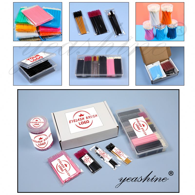 Tube Scrub Colorful Eyelash Exfoliator Handle Lip Brush Lipstick Gloss Disposable Lip Brush Wand Applicator Tool