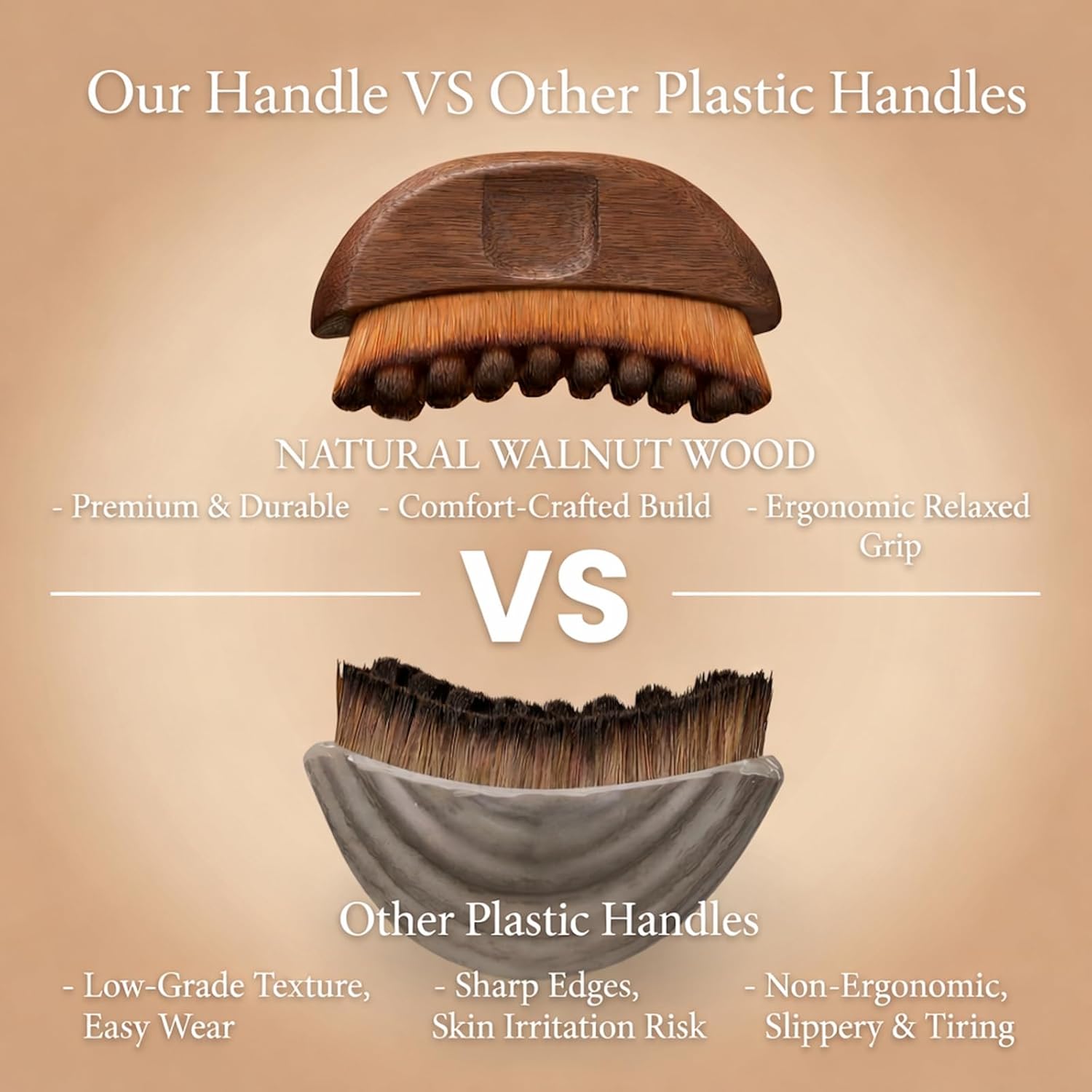 Lymphatic Contour Face Brush for Drainage Wooden Handle Natural Soft Bristles for Dry Brushing Vintage Double-Opening Gift Box