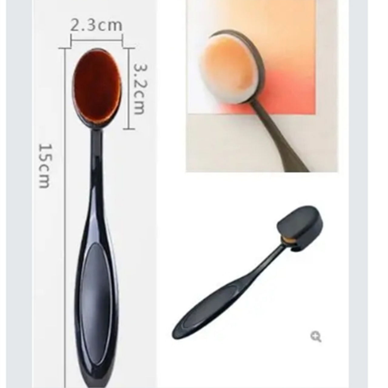 Factory Wholesale Traceless Makeup Brushes Portable Soft-bristled Foundation Blender Brush