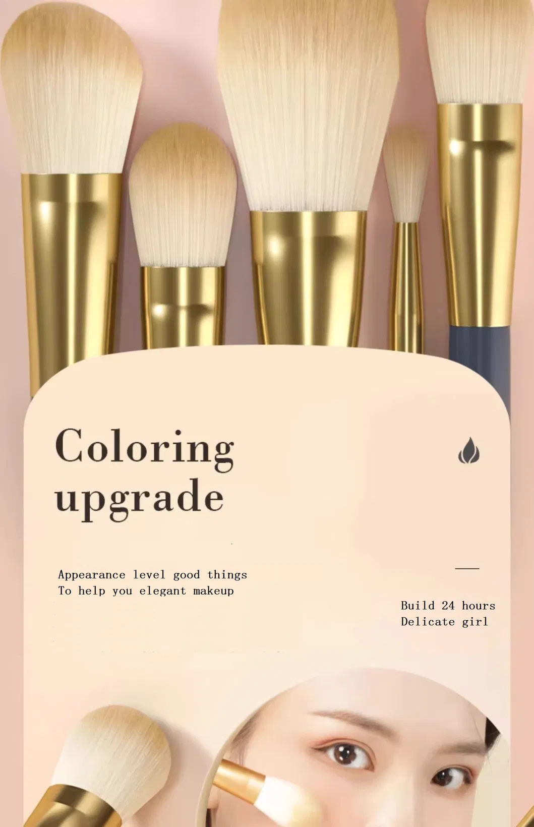 Beauty Tool Luxury Makeup Brushes Sets Foundation Powder Blush Eyeshadow Concealer Lip Eye Make up Brush